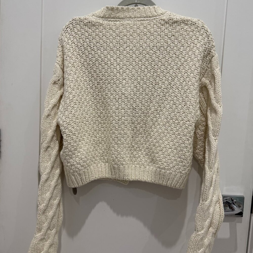 NWT Free People Bonfire Cable Knit Cardigan - Picture 3 of 6